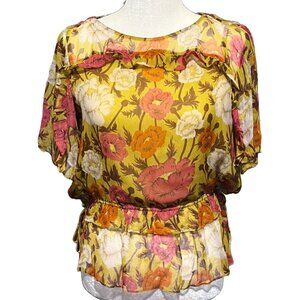 Massimo Dutti floral top